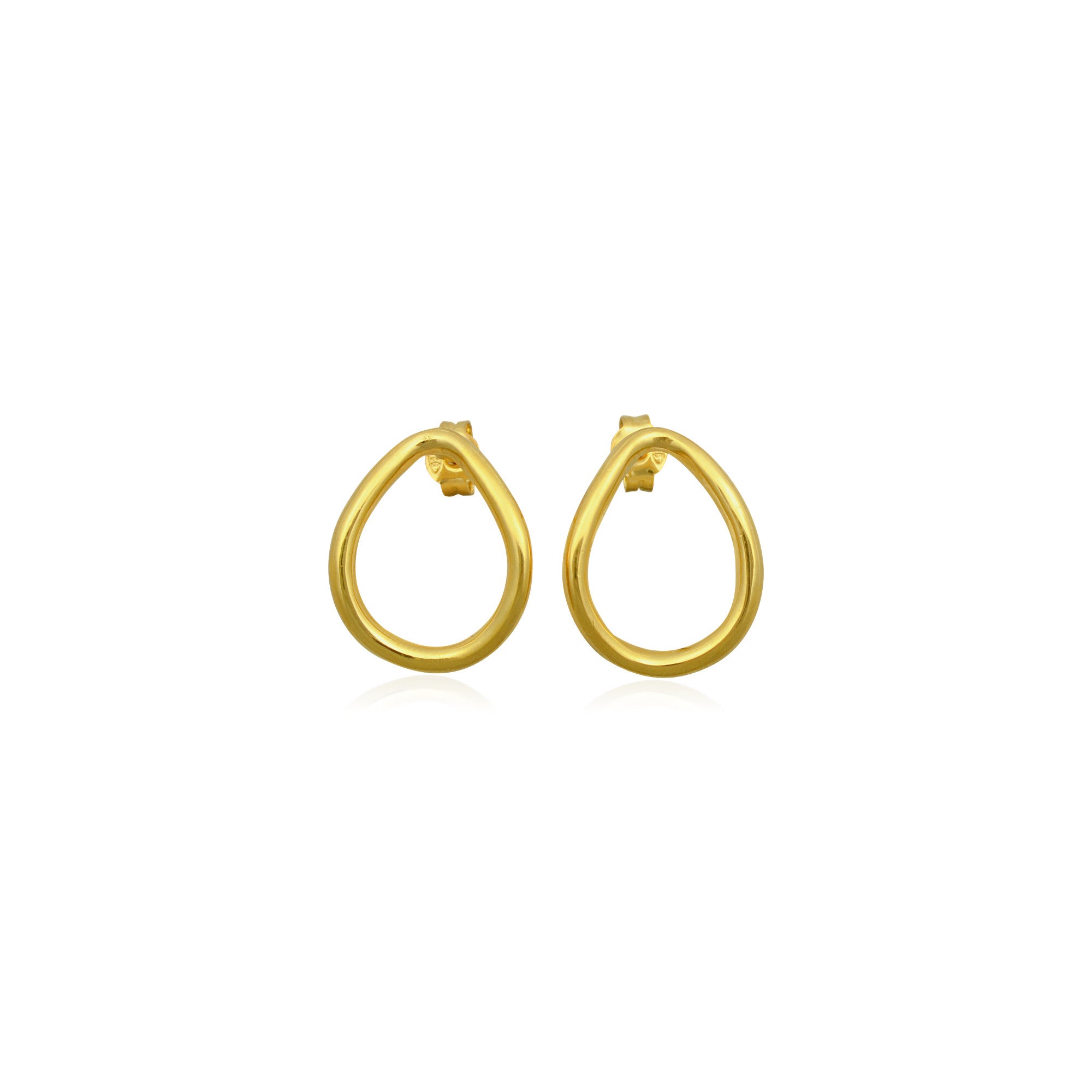 Drops χρυσά σκουλαρίκια σταγόνες (gold-plated) No1
