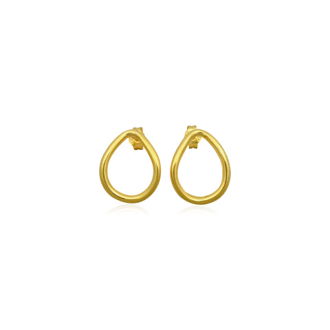 Drops χρυσά σκουλαρίκια σταγόνες (gold-plated) No1