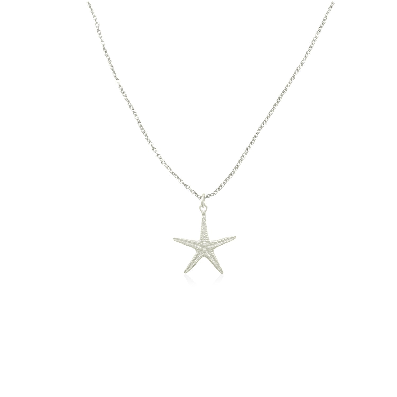 Starfish Κολιέ-αλυσίδα ασημένιος Αστερίας (silver 925°) Νο1