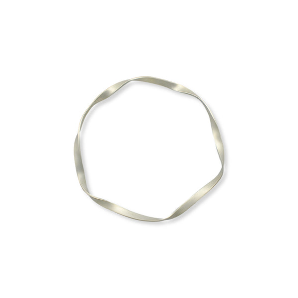 Twisted bracelet Ασημένιο χειροποίητο βραχιόλι (silver 925)No2