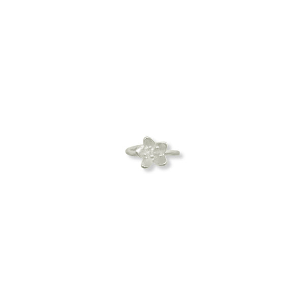 Blossom ασημένιο δαχτυλίδι ανθισμένο λουλούδι (silver) ανφάς