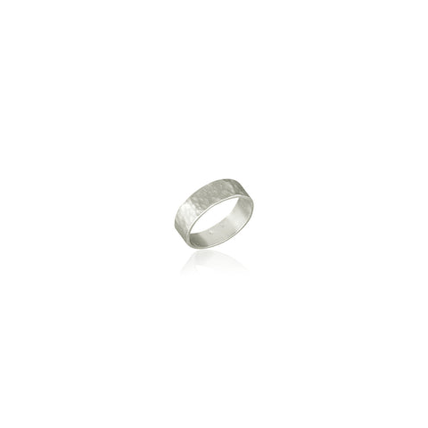 Ανδρικό σφυρήλατο φαρδύ δαχτυλίδι από ασήμι 925°